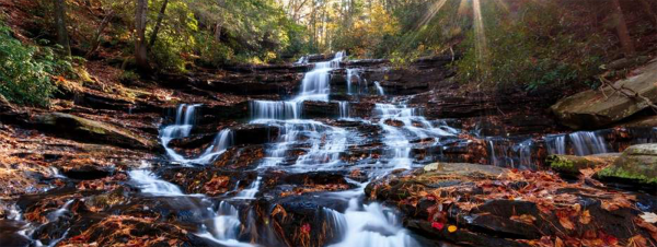 Coves NC waterfall